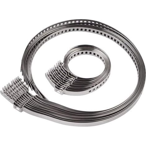 10Pcs Collier De Serrage En Acier Inoxydable HomocinéTique D'Arbre à Cardan RéGlable, 5 petites et 5 grandes pinces réglables Kit de joint d'arbre d'entraînement (1/5)