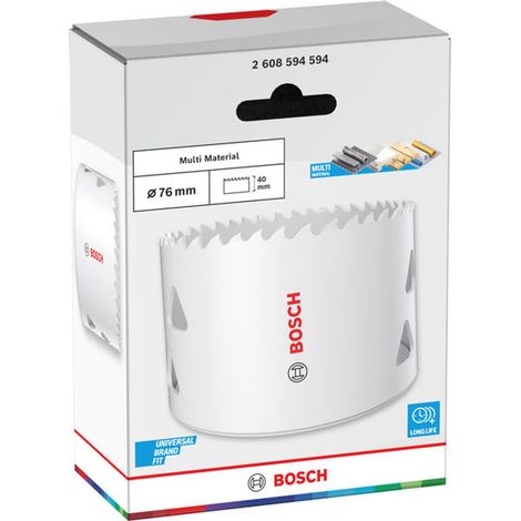 Bosch Lochsäge mit Gewinde Multi Material, 76 x 40 mm