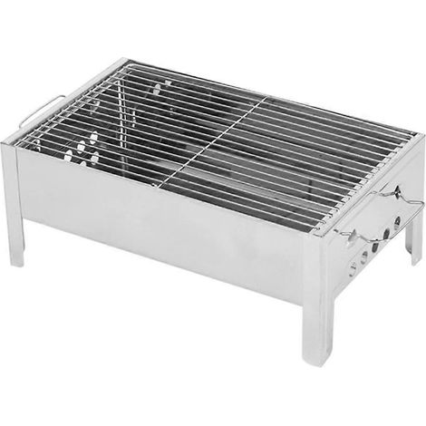 Barbecue à charbon de bois, support de barbecue pliable robuste, outils de barbecue, kits de cuisine extérieure pour le camping, la randonnée et les pique-niques (1/5)