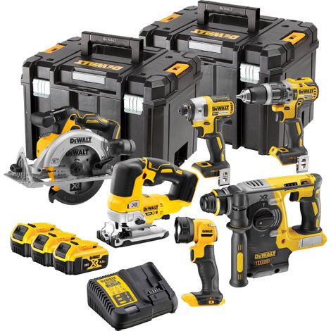 Dewalt DCK690P3T-QW kit de 6 herramientas a batería 18V XR (1/10)