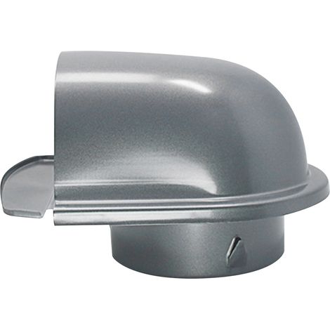 Hotte aspirante en acier inoxydable 304, résistante aux intempéries, grille de ventilation ronde, cache-tuyau d'évacuation 150 mm en forme de U