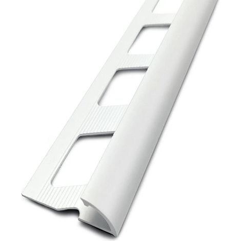 1/4 ROND OUVERT PVC BLANC 8MM/2,5M - DINAC - 5503790 (1/2)
