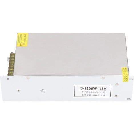 Alimentation à découpage tension constante 1200W 25A convertisseur AC/DC 48V entrée 200-240V transformateur industriel étanche (1/5)