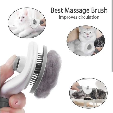 Cepillo para gatos/perros, Eliminador de pelo de mascotas, Cepillo para gatos, Eliminador de pelo de mascotas, Peine para gatos (1/5)