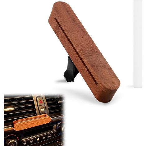 Désodorisant pour Voiture – Bois de Noyer, Diffuseur de Parfum Élégant pour Véhicule, Compact – Accessoire Intérieur pour une Expérience de Conduite Rafraîchissante (1/5)