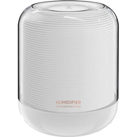 Tisch-Luftbefeuchter mit großem Fassungsvermögen und zwei Düsen, weiß (3 l, leise, automatische Abschaltung, kann als Aromatherapiegerät verwendet werden) (1/5)