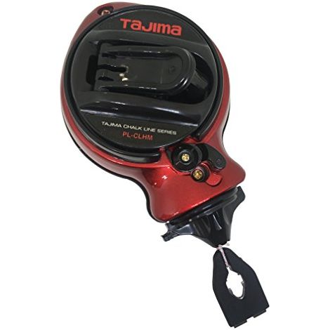 Tajima CR201RD - Rullo per corda a percussione Gear Drive (allacciatura, marcatura di tutte le superfici, corda extra resistente, nylon di alta qualità, poliestere, custodia a pressione in alluminio