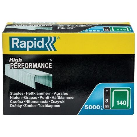 Grapa Grapadora 8Mm Galv Cr N140 Rapid 5.000 Pz