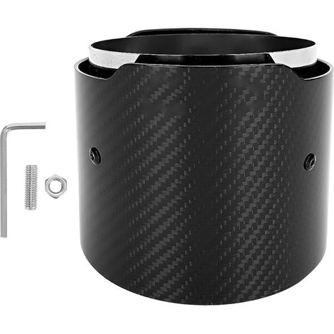 Buse d'échappement en fibre de carbone 54-114 mm pour Suzuki New SWIFT Sports 18-20 (modèle droit, brillant) (1/5)