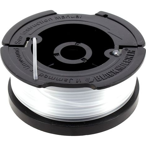 Fil de débroussailleuse 1958581 – Accessoire pour coupe-bordure – Longueur 6m – Couleur argent, noir, translucide (1/2)