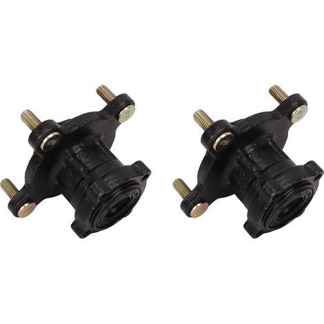 Moyeux de roue en acier avec disque de frein avant 4 trous, compatible 110cc 125cc 150cc 200cc, pour quad et go-kart 4 roues, kit complet. (1/5)