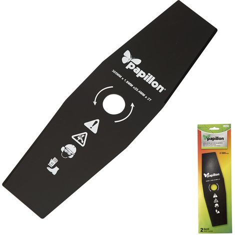 Disque Débroussailleuse Essence Universel 2 Dents Ø 305 mm.