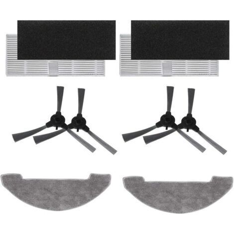 Kit d'Accessoires pour Proscenic 850T avec 2 Brosse Principale 4 Filtre Hepa 6 Brosse Latérale 4 Chiffon de Vadrouille (1/5)