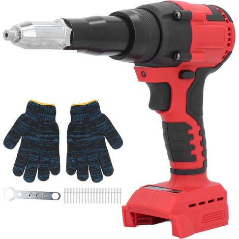 Akku-Nietpistolen-Set, 18-V-Akkubetrieben, Elektrowerkzeug mit integrierter LED-Leuchte und Nieten für 48-11-1820 und 48-11-1822 (1/5)