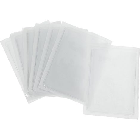 pochettes adhésives en PVC pour étiquettes très résistantes