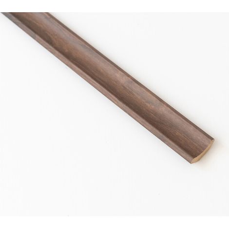SGUSCIO 22X22 MM LISCIO MDF 240 CM NOCE SCURO- 10,0 pz