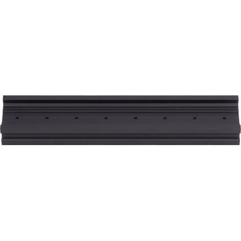 Lineare Aluminium-Gleitschiene mit V-Profil, schwarz, für Druck- und Gravurarbeiten, 200 mm / 7,87 Zoll (1/5)