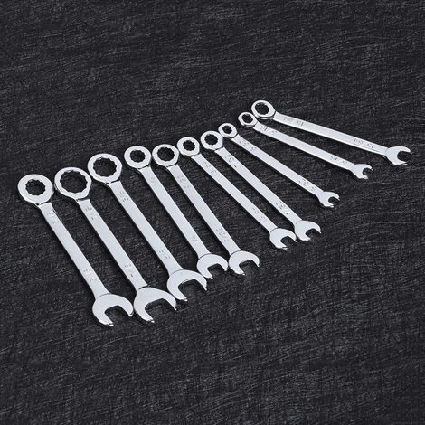 10-teiliges Set Mini-Schraubenschlüssel, Dodekagon-Pentalobe-Kombinationsschlüssel, 4–11 mm (5/32–7/16 Zoll). (1/5)