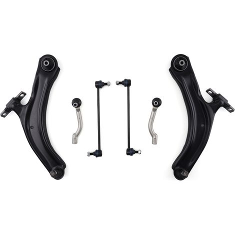 2 QUERLENKER 2 KOPPELSTANGE 2 SPURSTANGE VORDERACHSE FOR NISSAN QASHQAI +2 J10 (1/5)