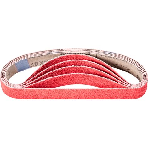 PFERD TOOLS Keramikkorn Schleifband BA 25x480mm CO-COOL40 für Edelstahl-Schliff mit Bandschleifer 20 Stk (1/5)