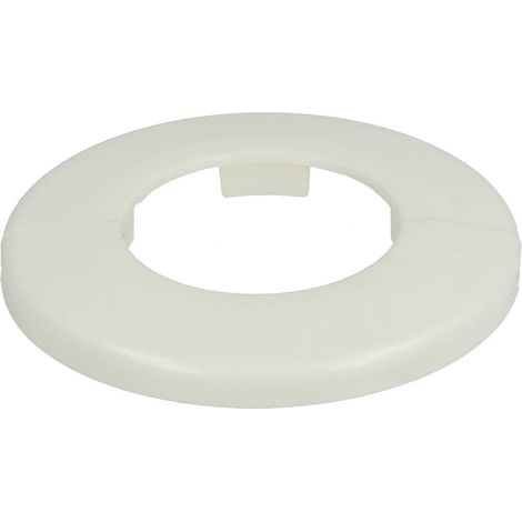 Rosace à clipser blanc diam. 34 mm, 65 mm, H 6,5 mm