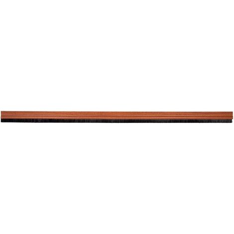 COFAN burlete sapeli adhesivo de aluminio con cepillo 92 cm , El burlete adhesivo con cepillo sella la parte inferior de puertas de madera, aluminio o PVC, evitando la entrada de a (1/5)