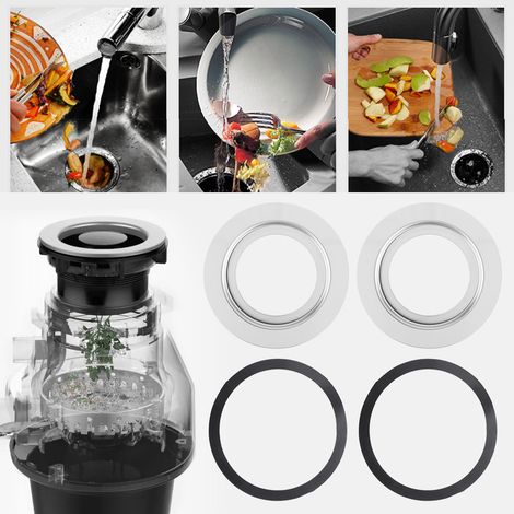Adaptateur pour broyeur de déchets alimentaires d'évier en acier inoxydable 180 mm à 114 mm : accessoires et pièces détachées (1/5)