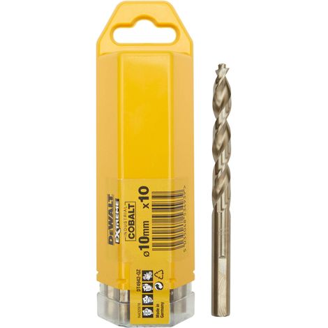 DEWALT FORET MÉTAL HSS-CO 10MM 10 PIÈCES - DT4942-QZ (1/4)