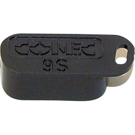 Conec 160X10449X 160X10449X Abdeckkappe Schwarz 1 St.