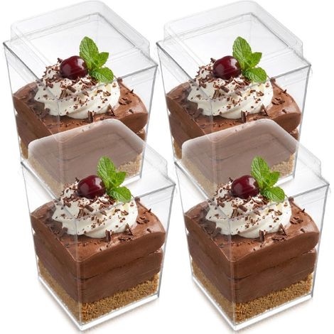 Dessert cups with lids 160ml set of 4 235492770 (1/5)