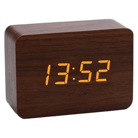 BelleRise – Wecker aus Holz – Digitaler Wecker mit zwei Alarmstufen, Schlummerfunktion, Helligkeits- und Lautstärkeregelung (1/5)