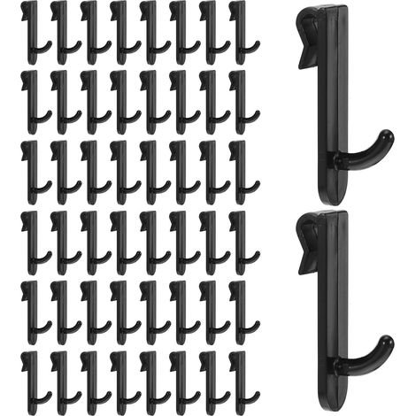 Lot de 50 crochets muraux pour étagères grillagées en (1/5)