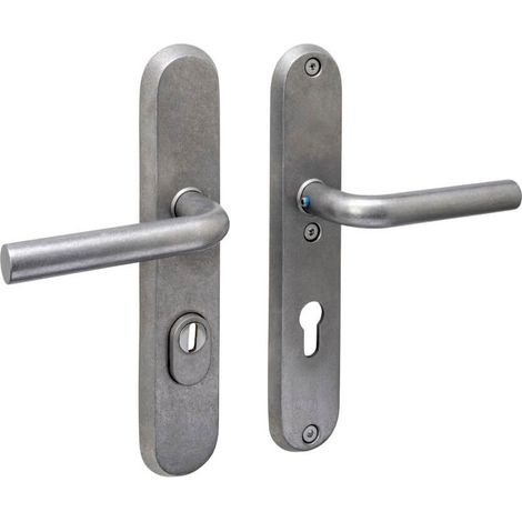 Quincaillerie de porte arrière ovale Aurano PC 72mm acier inoxydable culbuté - 0034.378736 (1/2)