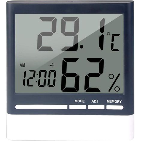 Digitales Hygrometer-Thermometer für Innenräume mit Speicherfunktion (1/5)
