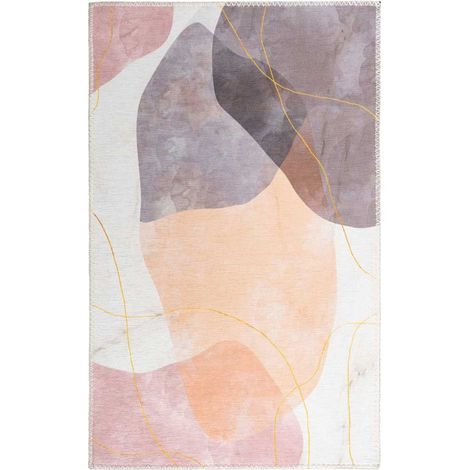Tapis Tissé à Poils Plats "Picassa III" Multicolore 80 x 150 cm (1/4)