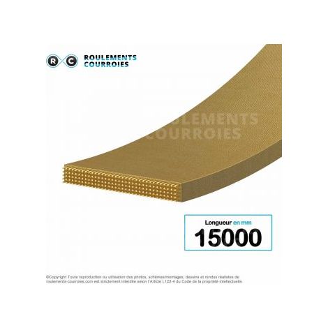Courroie plate agrafable ref CP3-35-15000