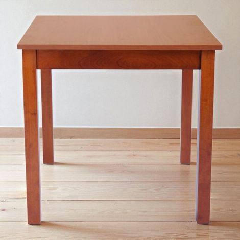 Tavolo fisso in legno con gamba quadrata RISTORANTE misura 90x90 CILIEGIO (1/5)