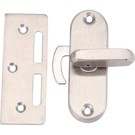Flip serrure de porte coulissante en acier inoxydable loquet à 90 degrés serrure à came boucle de porte en arc (1/5)