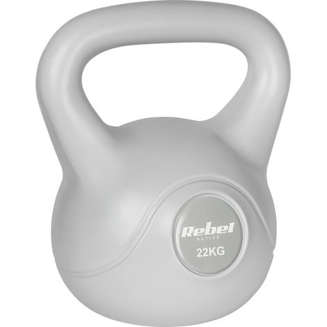 22 kg graue Kettlebell-Hantelkugel für Bauchmuskelübungen (1/5)