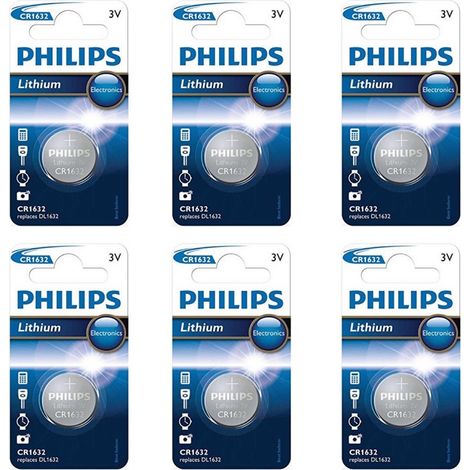 .Philips CR1632 Blister de 6.