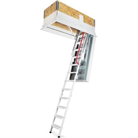 Wippro Dachbodentreppe Isotec 200 Brandhemmend Lukenmaß 130x70cm