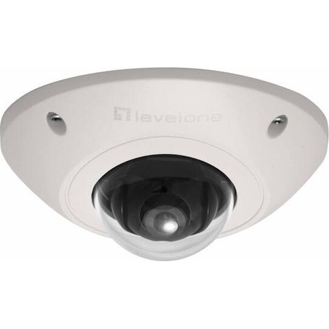 Camara ip level one  mini domo no wifi 2 megapixel poe exterior antivandalica fcs-3073 (1/2)