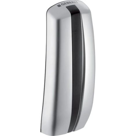 Geberit plaque de fermeture avec fenêtre IR : chromé / mat, matériau=zinc moulé sous pression, 240891461