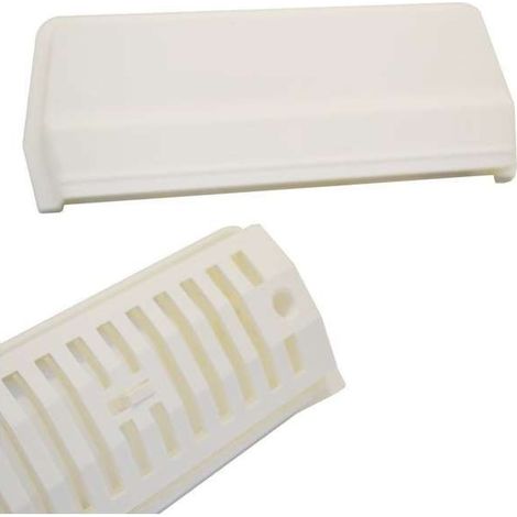 Aérateur blanc 75 x 200 x 30 mm