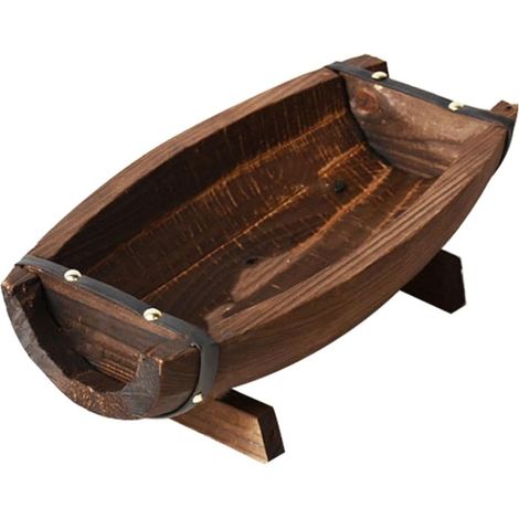 Halbrunde Holzfässer Rustikal for Garten and Innenhöfe (1/5)