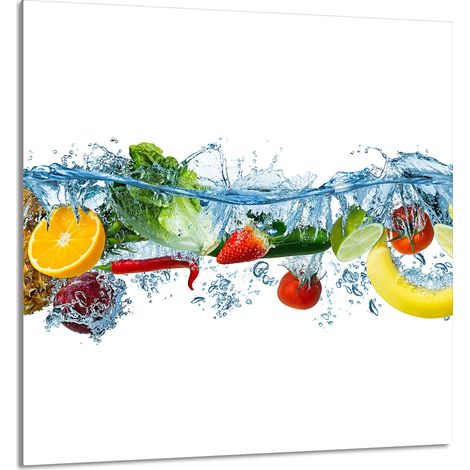 Panneau de verre POUR la cuisine 60x65 Fruits (1/5)