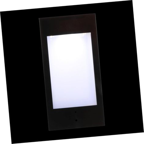 Lampe Solaire Pilier Extérieur Étanche Abs, Lumière Blanche, Taille Moyenne, Décoration Jardin Terrasse, Éclairage de Clôture, Lampe D’extérieur Pratique, Énergie Solaire (1/5)