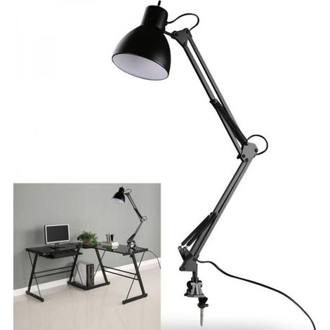 Lampe Métal Avec Pince Pour Table De Bureau E27 40w Pour Esthéticienne