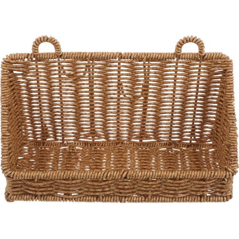 Panier Solution en Bain pour Mural Plastique de Rotin Salle Design Compact et Rangement Maximisée, Garde-Manger (1/5)