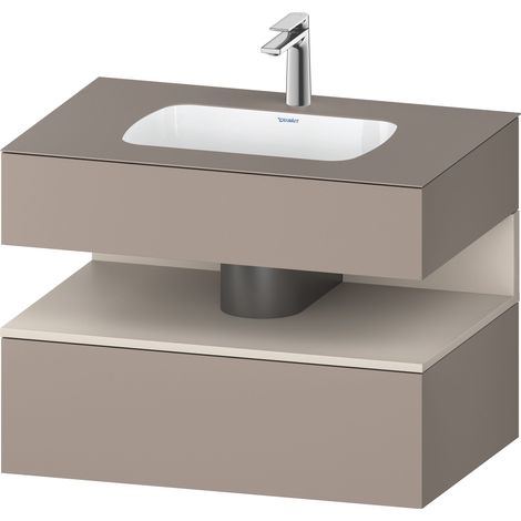 Duravit Collection One lavabo empotrado con base de lavabo (1/2)